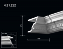 4.31.222  Polyurethane decorative elements