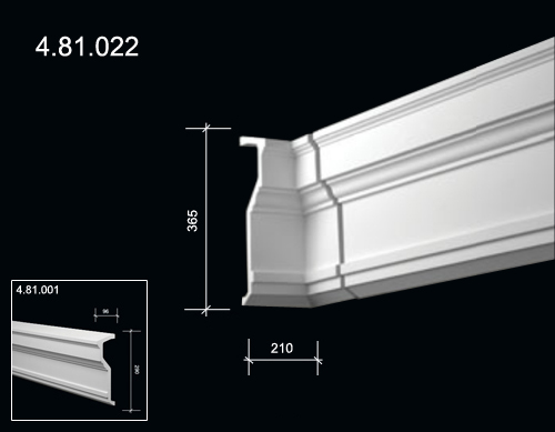 4.81.022  Polyurethane decorative elements