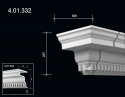 4.01.332  Polyurethane decorative elements