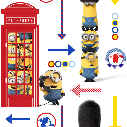 103145 Minions Hello London oбои 