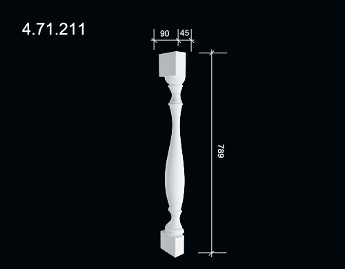 4.71.211 Polyurethane  balustrades