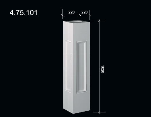 4.75.101 Poliuretāna balustrade