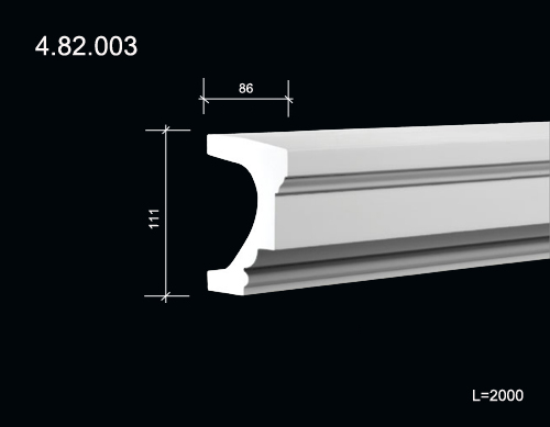 4.82.003 Polyurethane  framing of windows & Sills