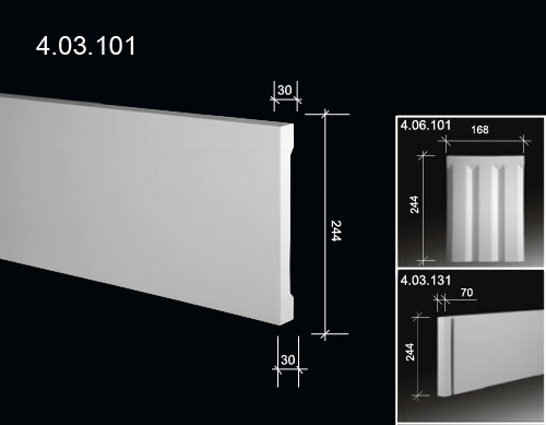  4.03.101  Фризы и архитравы  из полиуретана