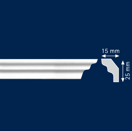 S25 Потолочный багет из полистирола