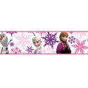 101381 Frozen Anna & Elsa Pink border 
