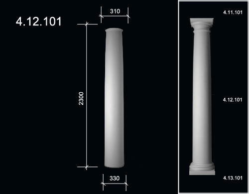 4.12.101 Ствол колонны  из полиуретана