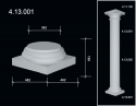 4.13.001 Polyurethane column base 