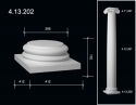 4.13.202 Polyurethane column base