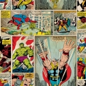 70-264 Marvel Comic strip tapete