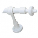 Curtain rods white with PVC end caps Ø 28
