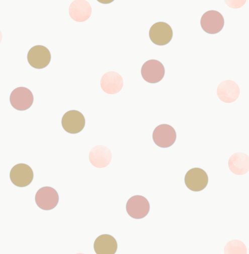 108565 Dotty Polka Pink American Gold oбои