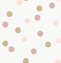 108565 Dotty Polka Pink American Gold tapete