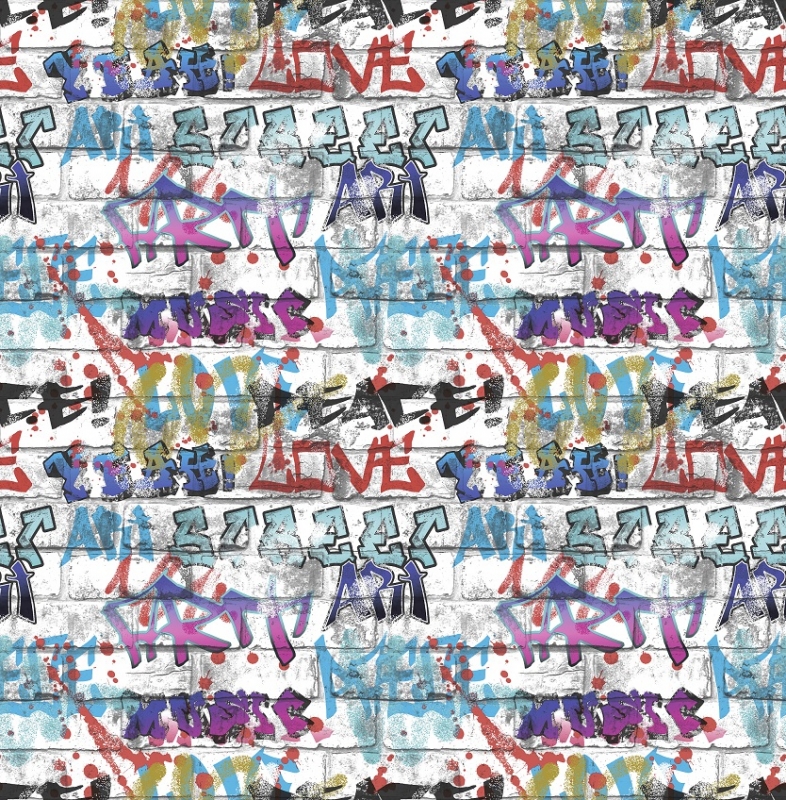 101686 Graffiti Multi wallpaper