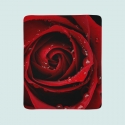 Fleece Blanket Red Rose