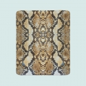 Fleece Blanket Brown Snakeskin