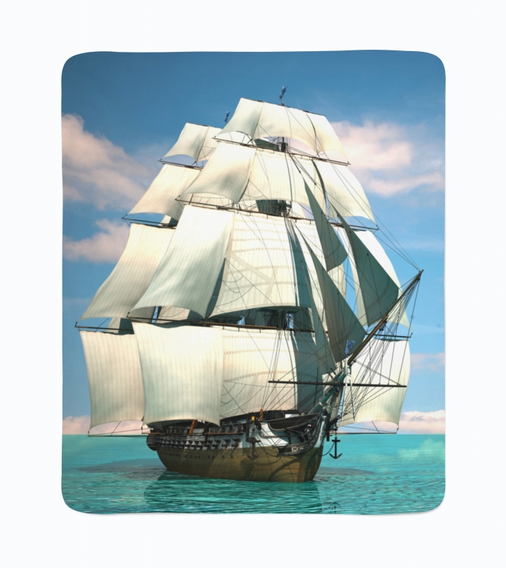 Fleece Blanket Beautiful Schooner