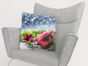 Pillowcase Xmas Decoration with Snow