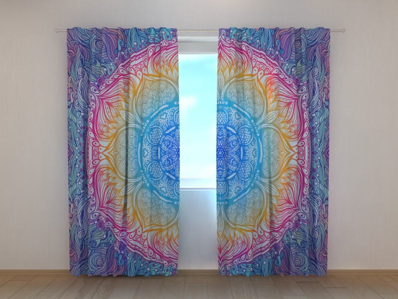 Photo curtains  Indian Mandala