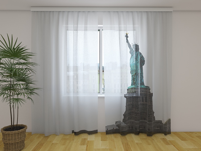 Photo curtains Statue of Liberty