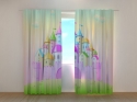 Photo curtains Pink Castle