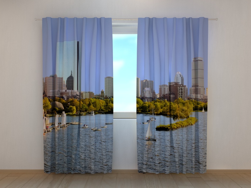 Photo curtains City Harbour