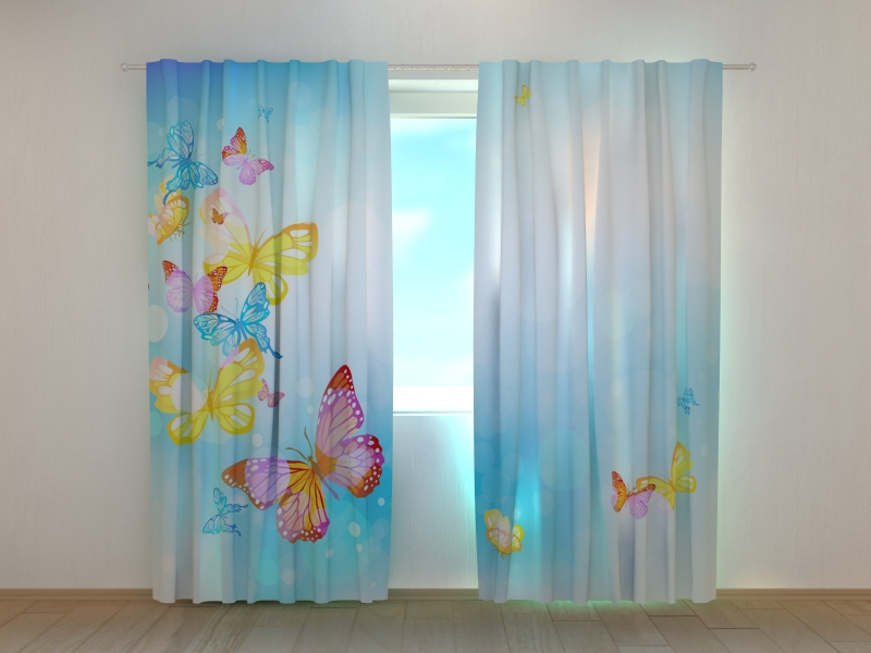 Photo curtains Butterfly in the Sky