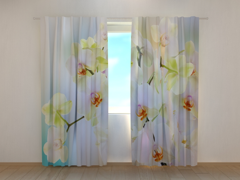 Photo curtains White Twig