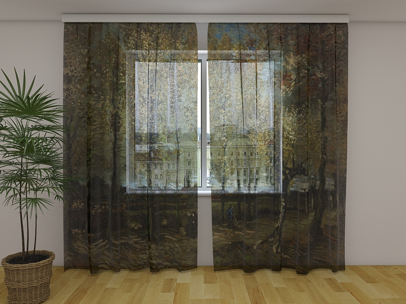 Photo curtains Poplars near Nuenen Vincent van Gogh