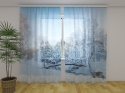 Photo curtains Snow Bridge