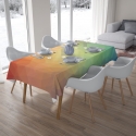 Tablecloth Rainbow Abstraction