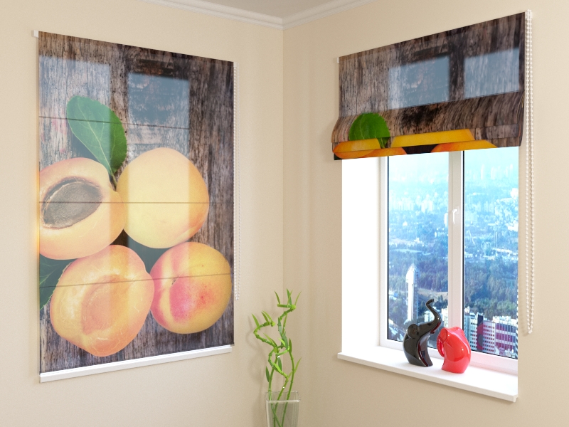 Roman Blind Apricot