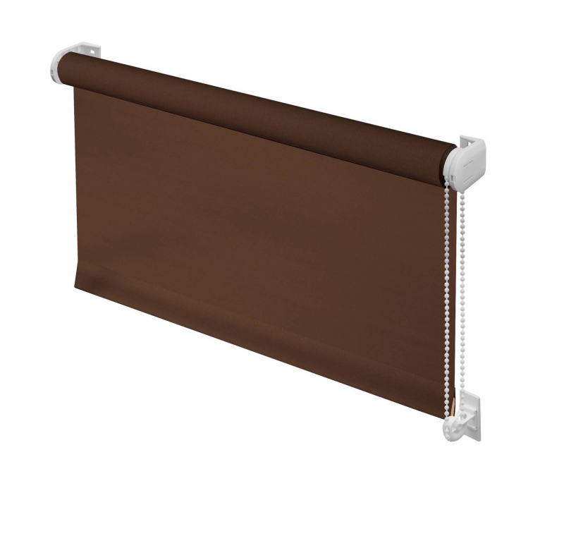 321 Roller Blinds Lihgt / chocolate