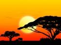 Закат в Африке 