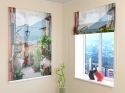 Roman Blind Picturesque town of Italy
