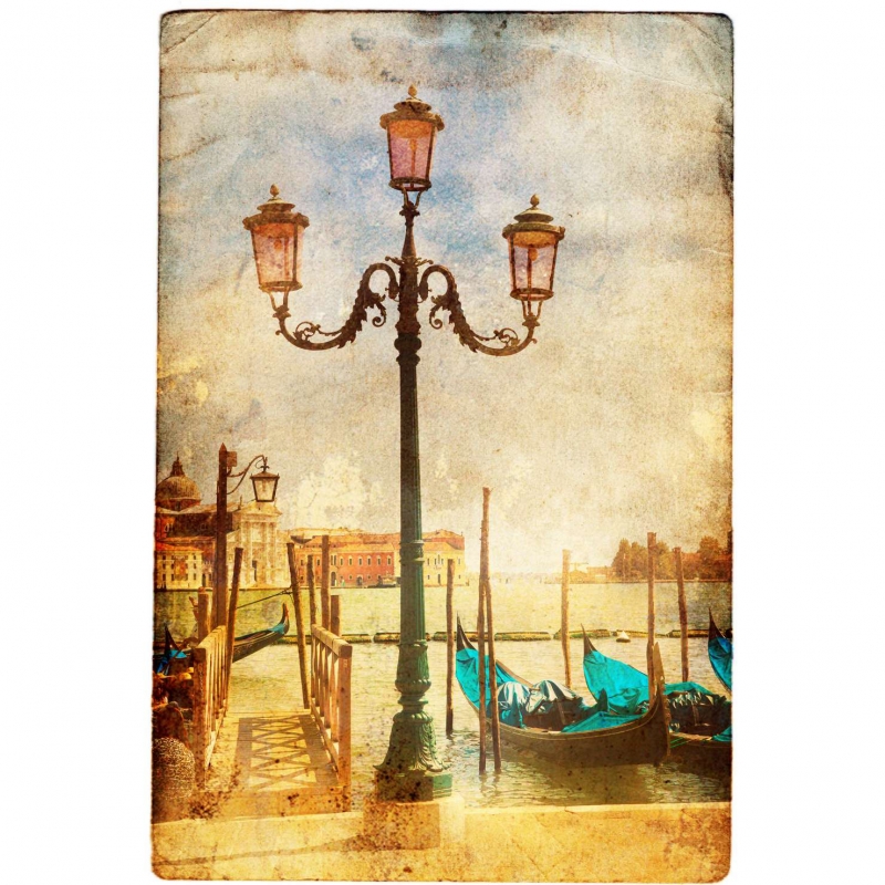 Pier with a lantern