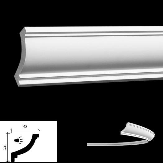 1.50.215 Poliuretāna karnīze