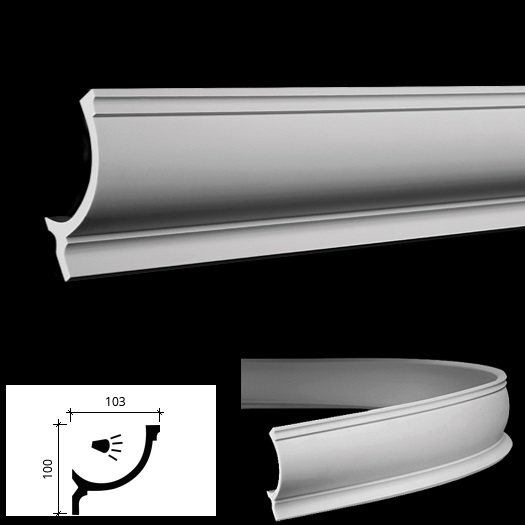 1.50.261 Polyurethane cornice