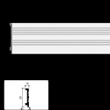 6.53.705 Poliuretāna grīdlīstes