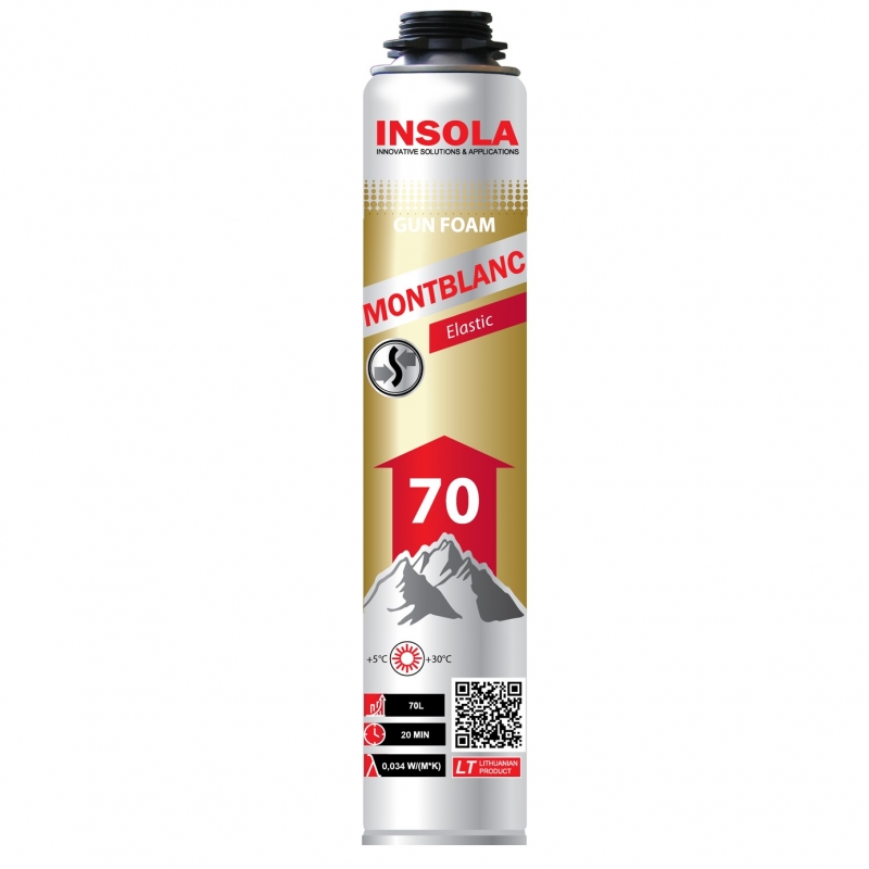 Polyurethane foam INSOLA Montblanc 70 870 ml