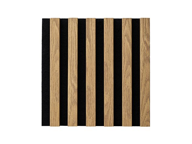 Lamella panel WL black – light oak