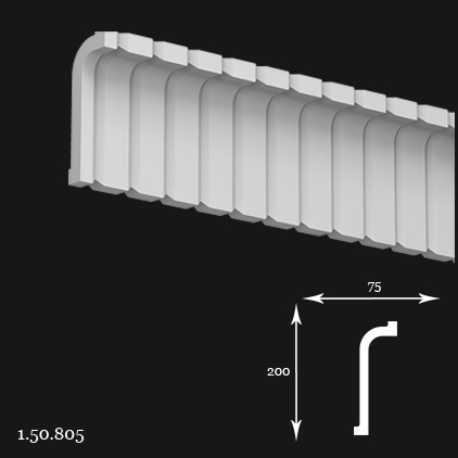 1.50.805 Polyurethane cornice