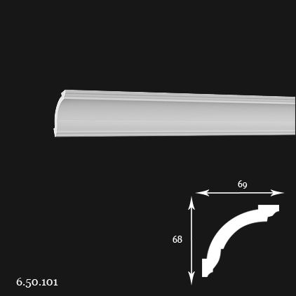 6.50.101 Polyurethane cornice