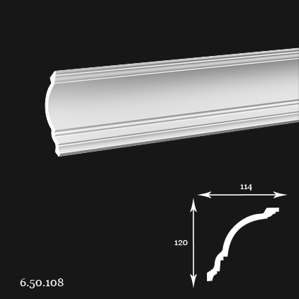 6.50.108 Polyurethane cornice