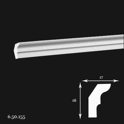 6.50.155 Polyurethane cornice