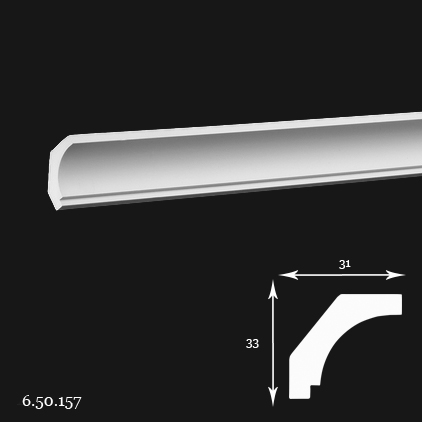 6.50.157 Polyurethane cornice