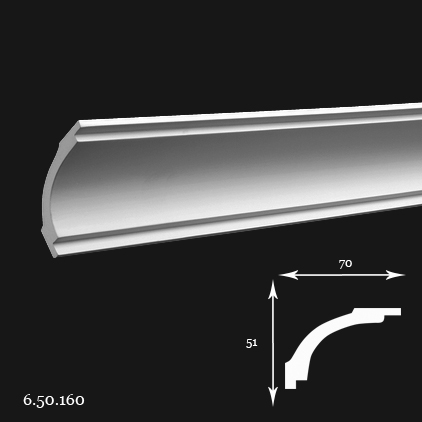 6.50.160 Polyurethane cornice