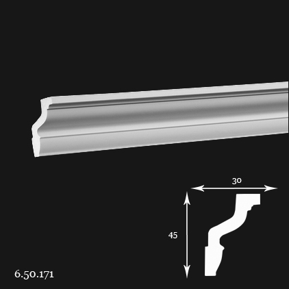 6.50.171 Polyurethane cornice