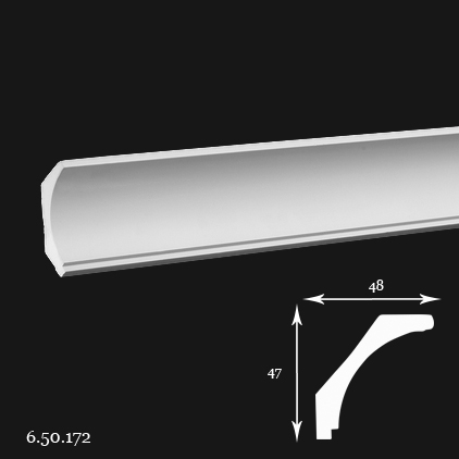 6.50.172 Polyurethane cornice