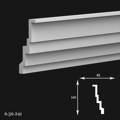 6.50.241 Polyurethane cornice